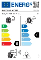 225/45R17 opona SUMITOMO WT200 XL MFS 94V